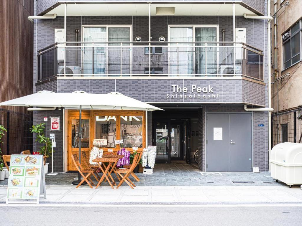 Apartamento The Peak Shinsaibashi Osaka Exterior foto